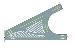 十字路口的導流線可以壓嗎？壓導流線罰款嗎 ？